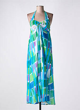 Rochie lungă albastru L'ATELIER D'ANNA femeie