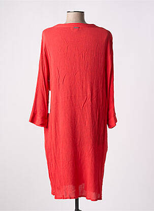 Rochie midi mâneci 3/4 mâneci 3/4 roșu AGATHE & LOUISE femeie