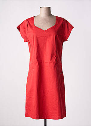 Rochie midi mâneci scurte mâneci scurte roșu AGATHE & LOUISE femeie