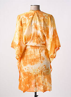 Jachete kimono guler în v galben L'ATELIER D'ANNA femeie