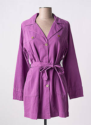 Rochie scurtă mâneci lungi mâneci lungi violet AGATHE & LOUISE femeie