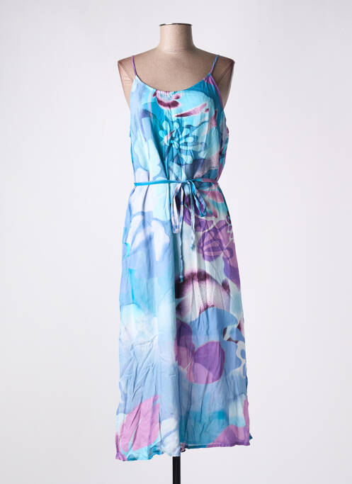 Rochie lungă albastru AGATHE & LOUISE femeie