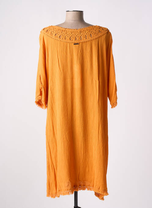 Rochie midi portocaliu L'ATELIER D'ANNA femeie