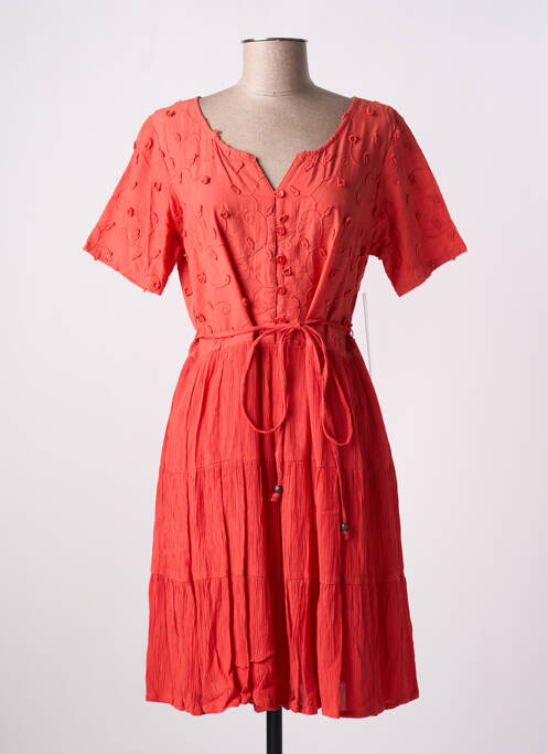 Rochie midi portocaliu AGATHE & LOUISE femeie