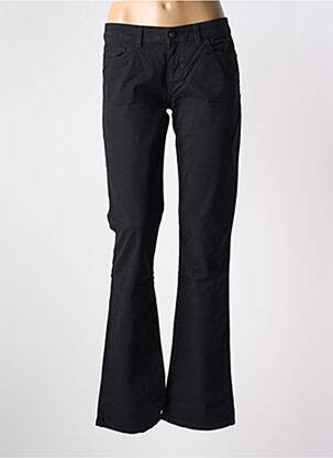 Pantalon drept elasticitate talie joasă negru GUESS femeie