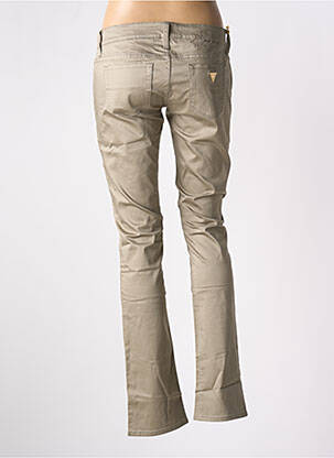 Pantalon slim talie joasă talie joasă bej GUESS femeie