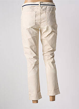 Pantalon 7/8 țesătură poplin mărime normală bej GUESS femeie