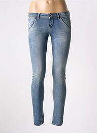 Blugi skinny elasticitate talie joasă albastru GUESS femeie