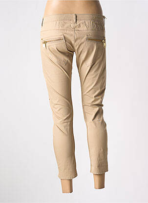 Pantalon 7/8 elasticitate talie joasă bej GUESS femeie