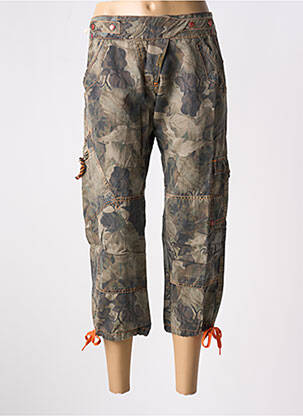 Pantalon trei sferturi verde GUESS femeie