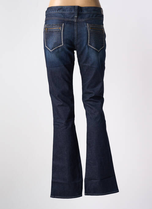 Blugi cu croială dreaptă albastru GUESS femeie