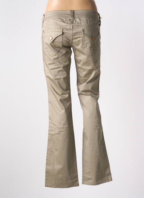 Pantalon drept bej GUESS femeie