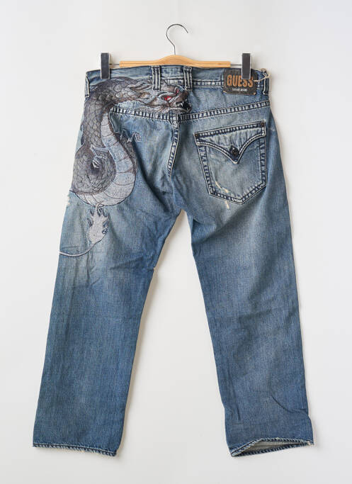 Blugi cu croială dreaptă albastru GUESS bărbat