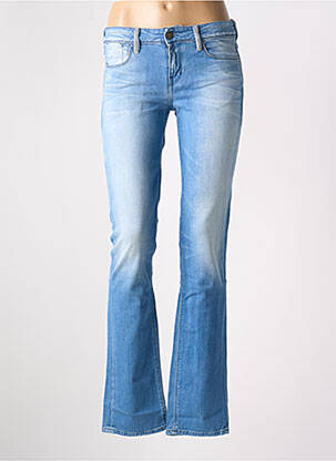 Blugi cu croială dreaptă albastru GUESS femeie