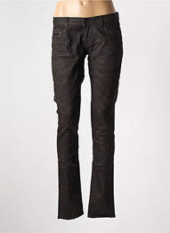 Blugi skinny elasticitate talie joasă maro GUESS femeie