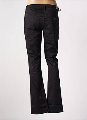 Pantalon drept elasticitate talie joasă negru GUESS femeie