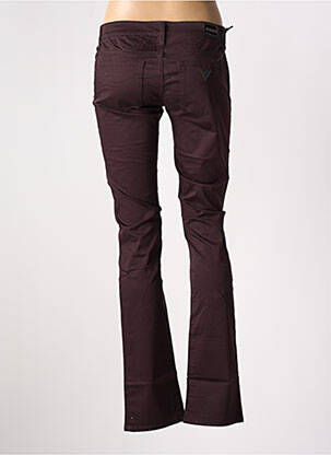 Pantalon drept elasticitate talie joasă violet GUESS femeie