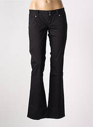 Pantalon drept elasticitate talie joasă negru GUESS femme
