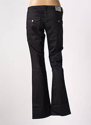 Pantalon drept elasticitate talie joasă negru GUESS femeie