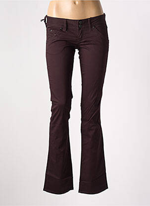 Pantalon drept elasticitate talie joasă violet GUESS femeie
