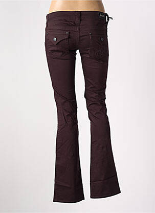 Pantalon drept elasticitate talie joasă violet GUESS femeie