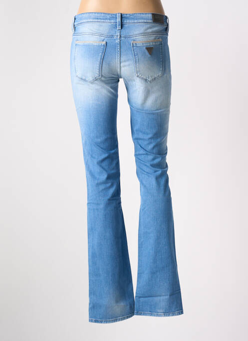Blugi cu croială dreaptă albastru GUESS femeie