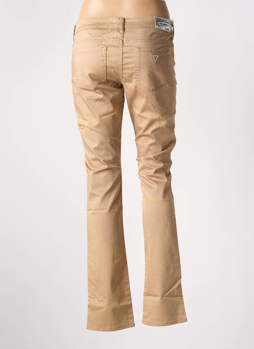 Pantalon drept bej GUESS femeie