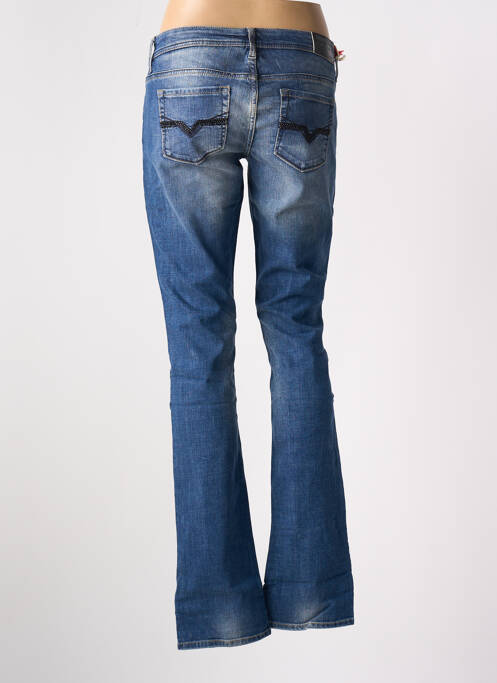 Blugi cu croială dreaptă albastru GUESS femeie