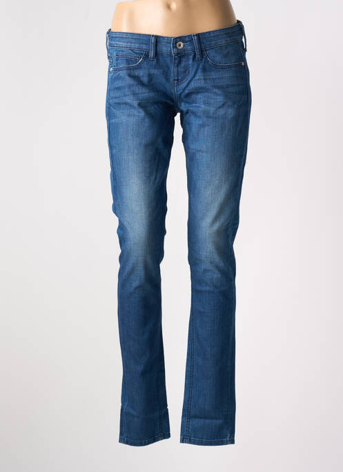 Blugi skinny elasticitate talie joasă albastru GUESS femme