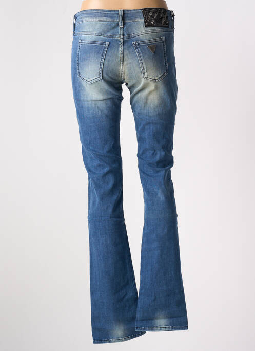 Blugi cu croială dreaptă albastru GUESS femeie