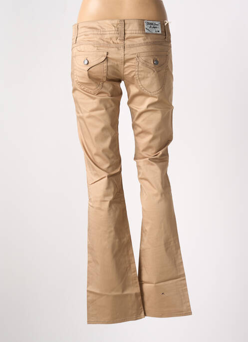 Pantalon drept bej GUESS femeie