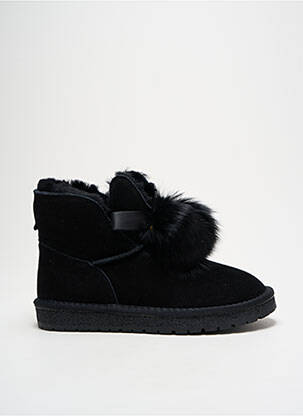 Botine/ghete umplută toc plat până la 3 cm negru GIA VENTOLA femeie