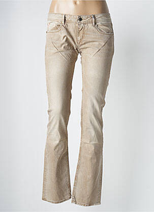 Blugi cu croială dreaptă bej KAPORAL femeie