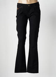 Pantalon drept elasticitate talie joasă negru LOIS femeie