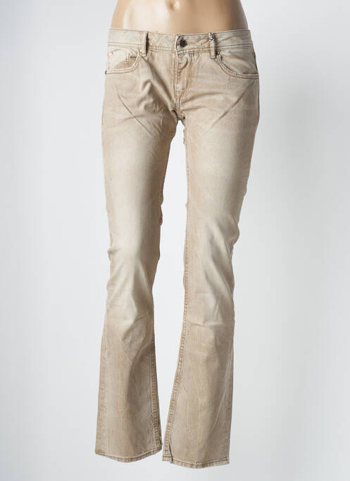Blugi cu croială dreaptă bej KAPORAL femeie