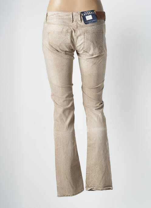 Blugi cu croială dreaptă bej KAPORAL femeie