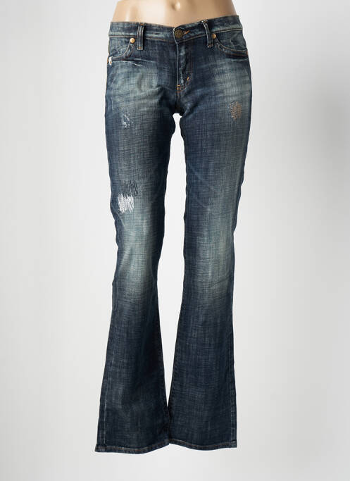 Blugi cu croială dreaptă albastru TAKE TWO femeie