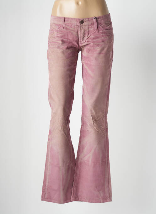 Pantalon evazat roz MELTIN'POT femeie