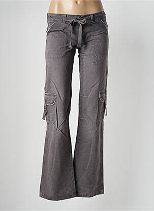 Pantalon cargo croială dreaptă gri MELTIN'POT femeie