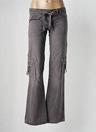 Pantalon cargo croială dreaptă gri MELTIN'POT femeie