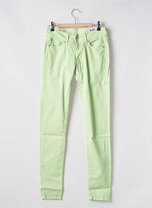 Pantalon slim verde PEPE JEANS femeie