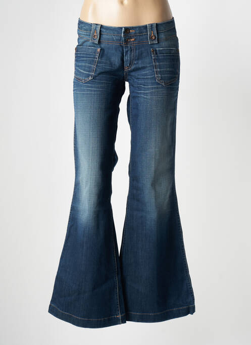 Blugi cu croială evazată albastru PEPE JEANS femeie