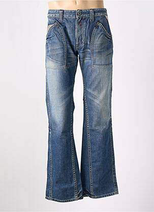 Blugi cu croială dreaptă albastru ENERGIE bărbat