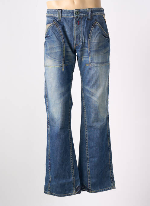 Blugi cu croială dreaptă albastru ENERGIE bărbat