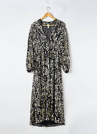 Rochie lungă mâneci lungi mâneci lungi negru H&M femeie