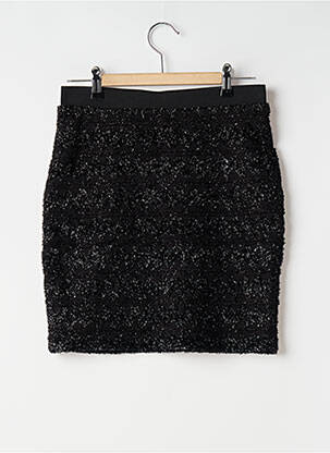 Fustă scurtă croială dreaptă negru DIVIDED H&M femeie