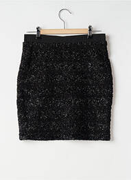 Fustă scurtă croială dreaptă negru DIVIDED H&M femeie