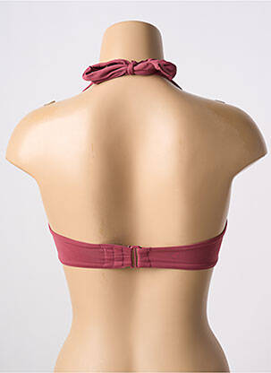 Sutien de costum de baie elasticitate top sutien modelat roz SANS MARQUE femeie