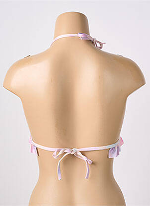 Sutien de costum de baie elasticitate sutien cu susținere înaltă și burete detașabil violet SANS MARQUE femeie
