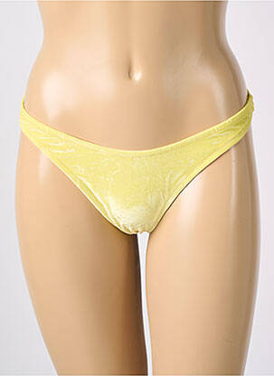 Chiloți de baie galben OFF DUTY BEACH CLUB femeie